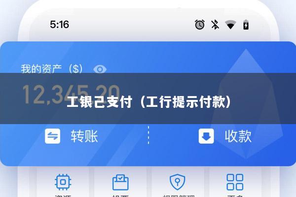 工银己支付(工行提示付款)