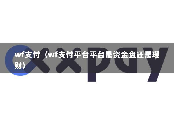 wf支付(wf支付平台平台是资金盘还是理财)