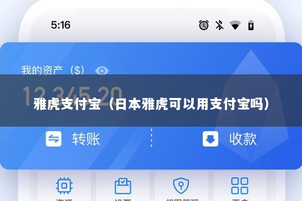 雅虎支付宝(日本雅虎可以用支付宝吗)
