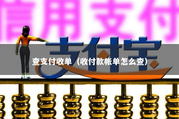 查支付收单(收付款帐单怎么查)
