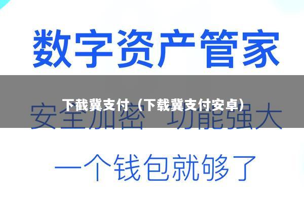 下截冀支付(下载冀支付安卓)