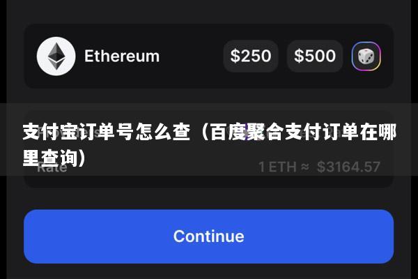 支付宝订单号怎么查(百度聚合支付订单在哪里查询)