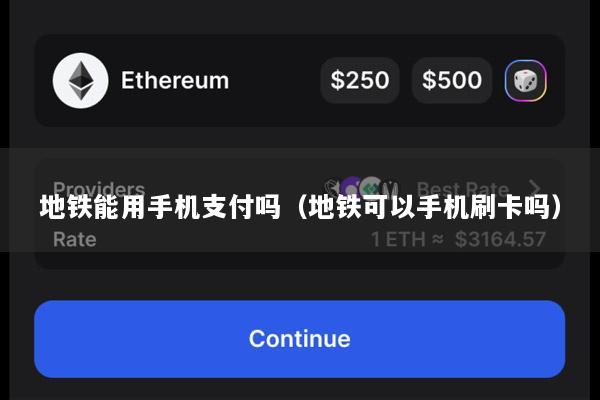 地铁能用手机支付吗(地铁可以手机刷卡吗)