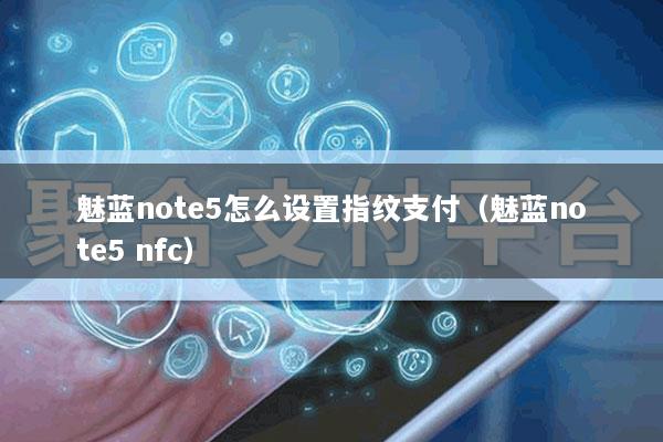 魅蓝note5怎么设置指纹支付(魅蓝note5 nfc)