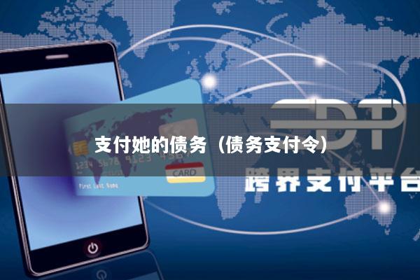 支付她的债务(债务支付令)